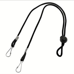 Lanyards Black Face Mask 5 Pack NEW
